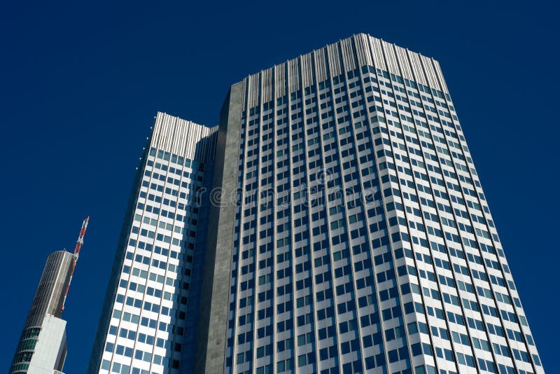 Frankfurt skyline royalty free stock image