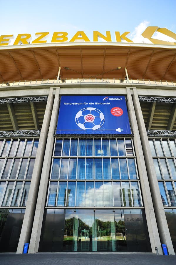 Frankfurt Main Alemanha Fevereiro 2019 Estádio Futebol Commerzbank Arena  Casa — Fotografia de Stock Editorial © vitaliivitleo #408086722