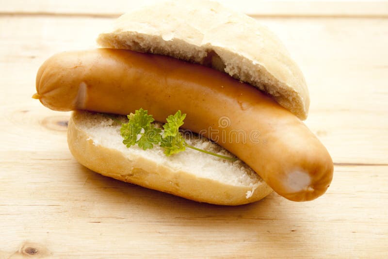 Frankfurter in the roll