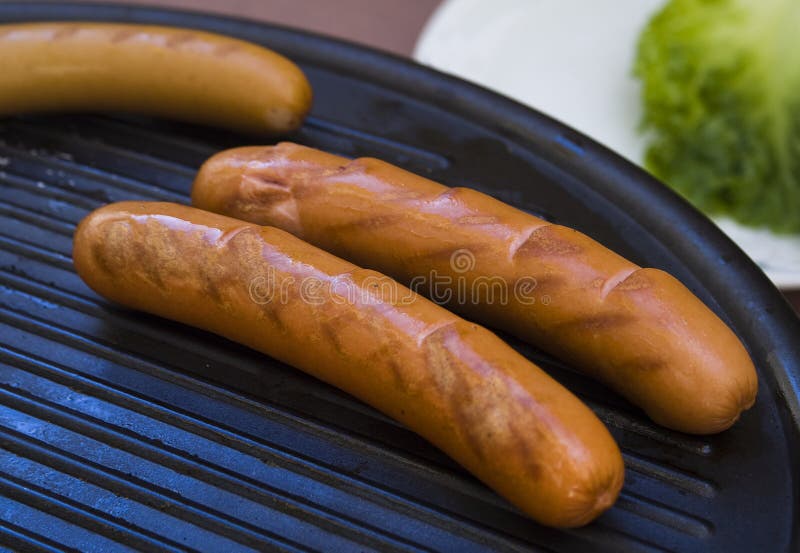 Frankfurter sausage stock image. Image of details, breakfast 9029453