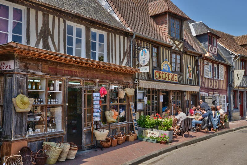 Frankreich, malerisches Dorf von Beuvron en Auge in Normandie