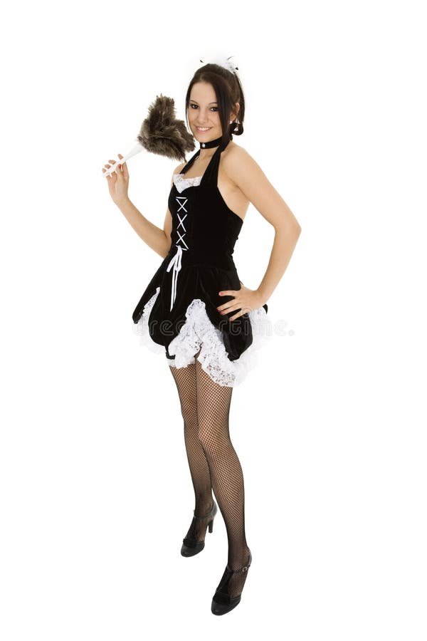 fransk maid royaltyfria foton fransk maid royaltyfria foton