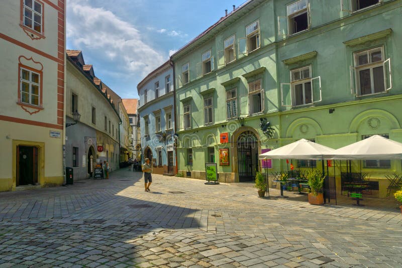 Frantiskanske namestie square in Bratislava