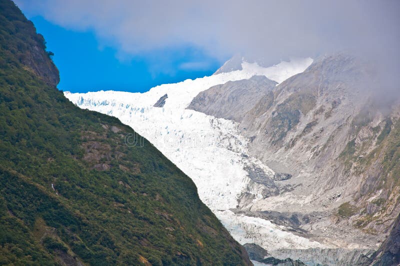 Franz Josef Glacier στο εθνικό πάρκο Westland στοκ εικόνα με δικαίωμα ελεύθερης χρήσης Franz Josef Glacier στο εθνικό πάρκο Westland στοκ εικόνα με δικαίωμα ελεύθερης χρήσης