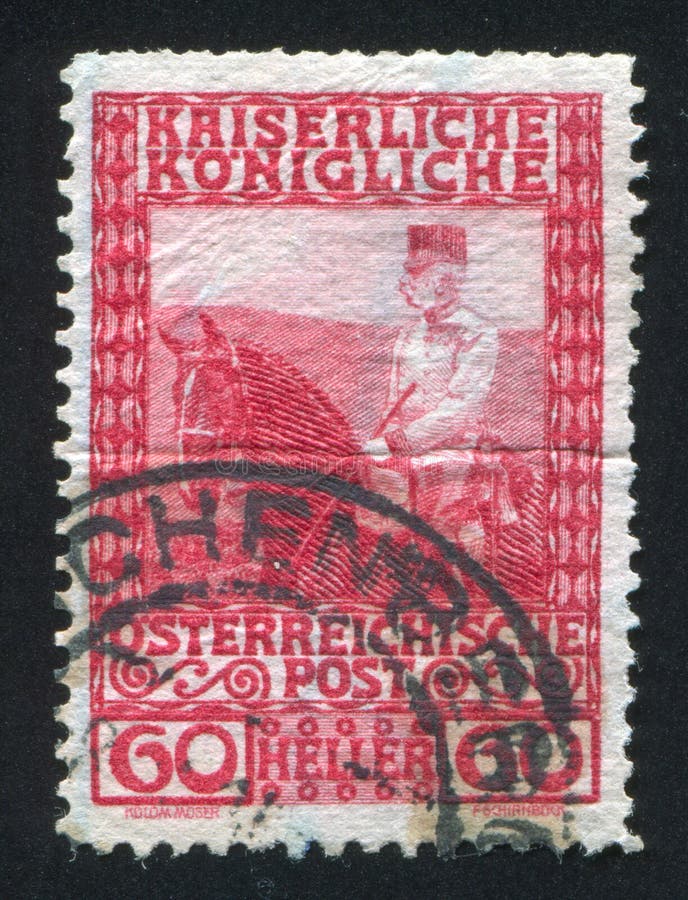 Franz Josef på hästrygg royaltyfria foton Franz Josef på hästrygg royaltyfria foton