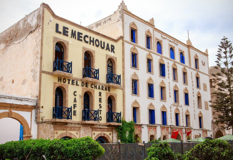 Französische Artarchitektur in Essaouira, Marokko