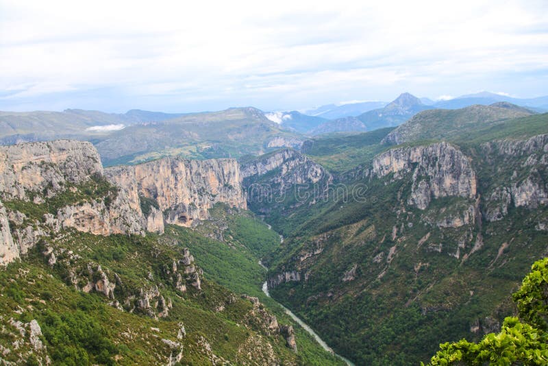 Français de canyon de Verdon : Gorges du Verdon, France du sud images stock Français de canyon de Verdon : Gorges du Verdon, France du sud images stock
