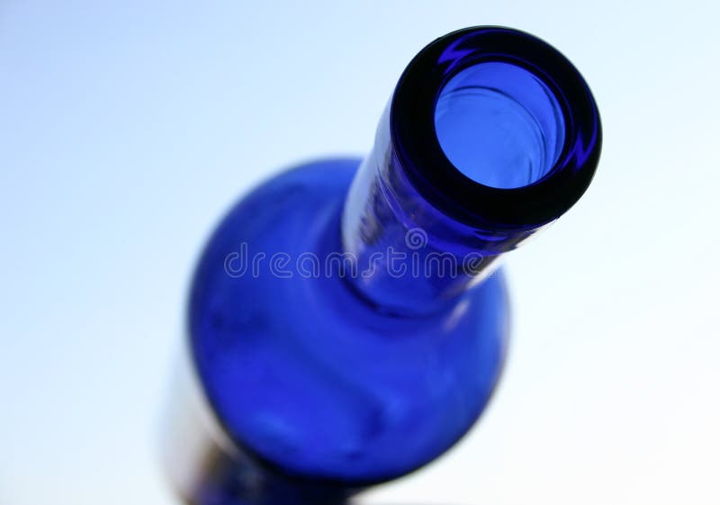 Frasco azul II fotos de stock Frasco azul II fotos de stock
