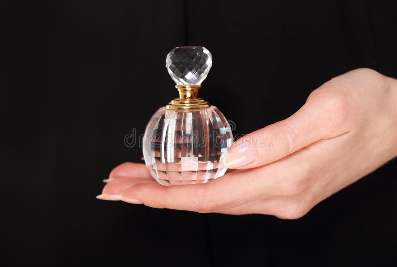 Frasco de perfume do vintage imagem de stock Frasco de perfume do vintage imagem de stock