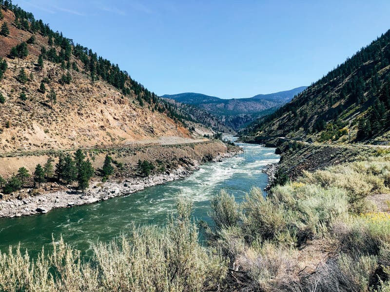 The Fraser River runs through the Cache Creek area.