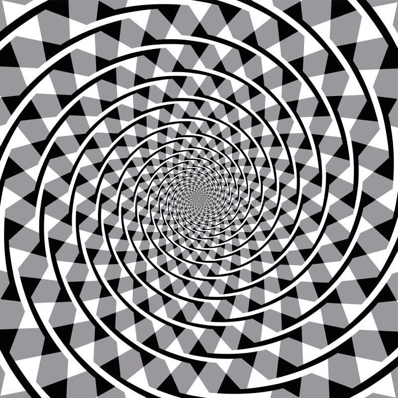 Fraser spiral optical illusion vector illustration Fraser spiral optical illusion vector illustration