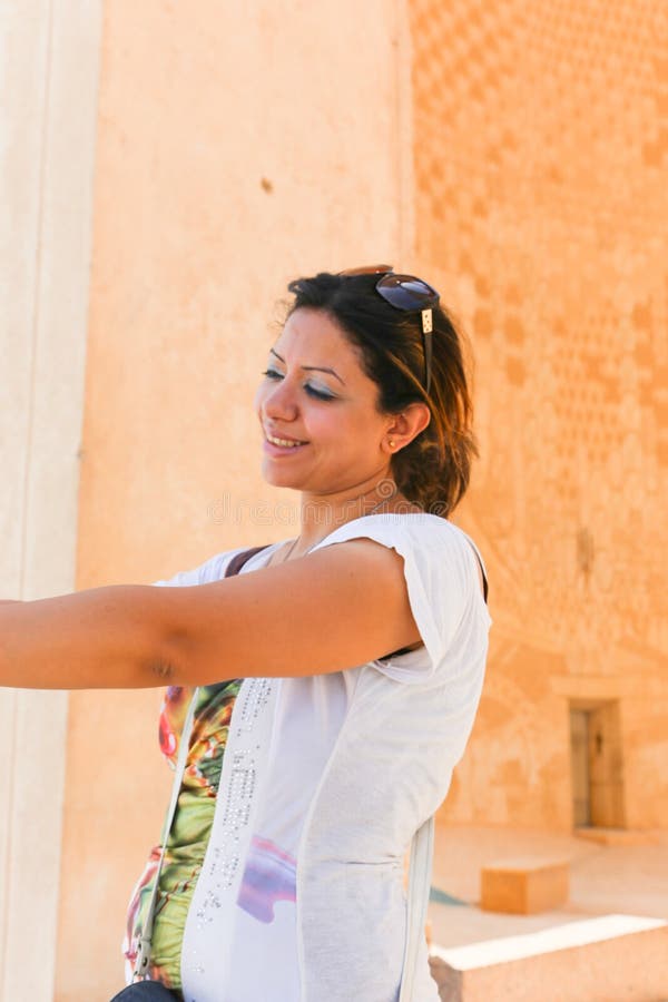 Frau selfy stockfoto Frau selfy stockfoto