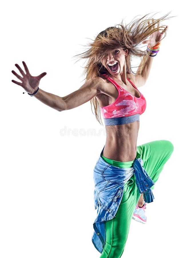 Frau zumba Tänzer, welche die Eignung ausübt excercises isolat tanzen stockbild Frau zumba Tänzer, welche die Eignung ausübt excercises isolat tanzen stockbild