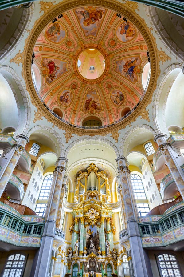 Frauenkirche, Dresden, Duitsland stock foto's Frauenkirche, Dresden, Duitsland stock foto's