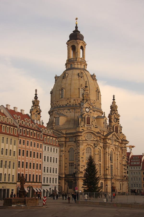 Frauenkirche w Drezdeńskim, Saxony zdjęcie royalty free Frauenkirche w Drezdeńskim, Saxony zdjęcie royalty free