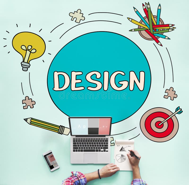 Freash Ideas Inspire Design Creative Concept stock photography