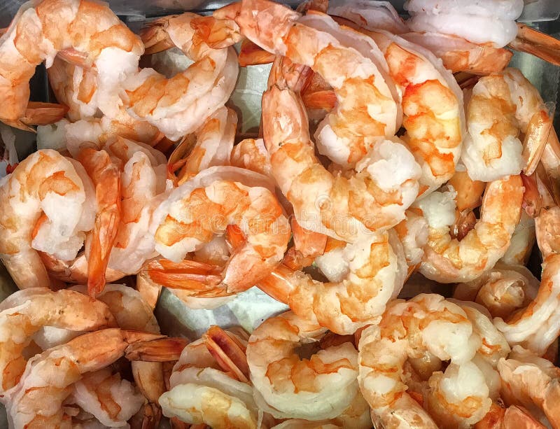 Freashly Cooked Shrimp Ready To Eat Stock Image Image of nature