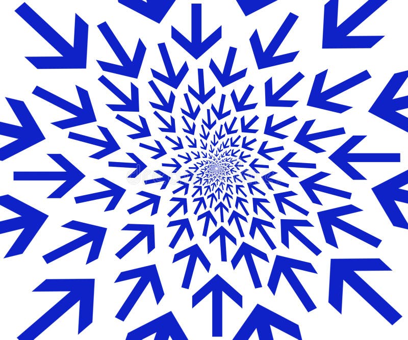 Frecce blu. royalty illustrazione gratis Frecce blu. royalty illustrazione gratis