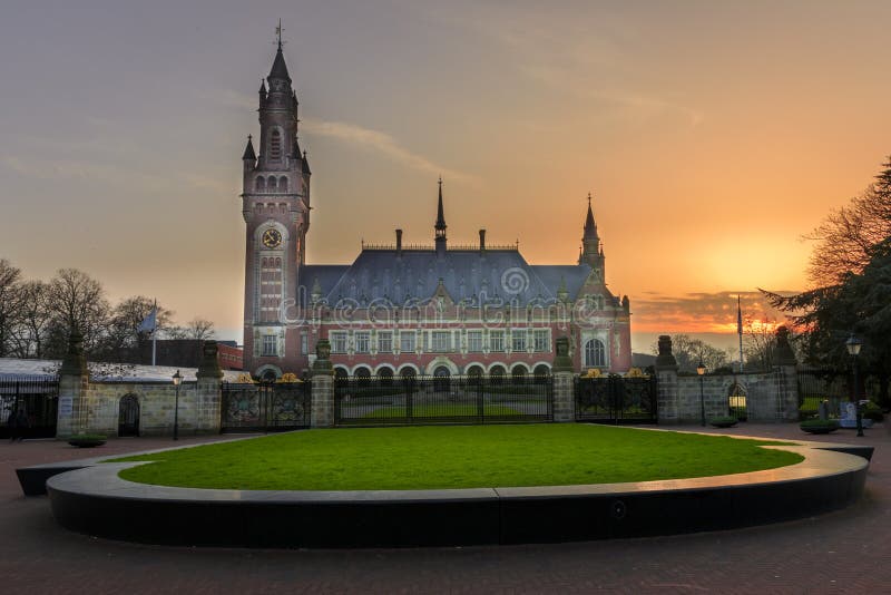 Fredslotten i Haag, royaltyfria foton Fredslotten i Haag, royaltyfria foton