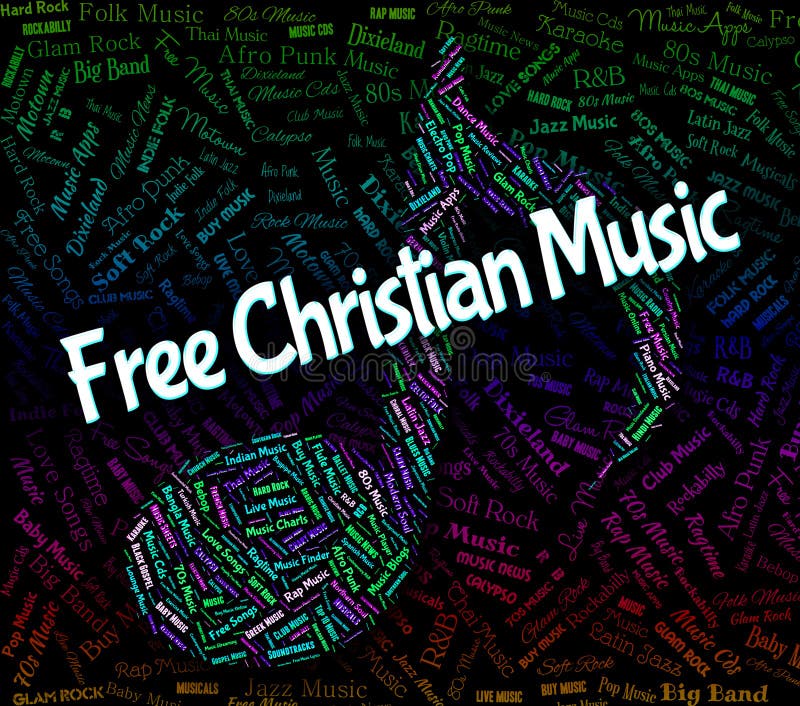 Free Christian Music Indicates Sound Track And Audio
