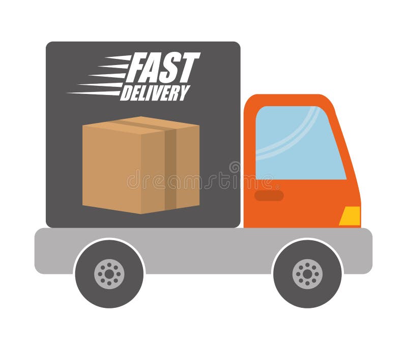 Free delivery stock vector. Illustration of object, concept - 58724889
