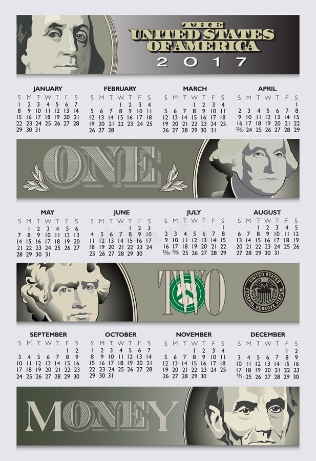 Free enterprise is the theme of this 2017 calendar royalty free illustration Free enterprise is the theme of this 2017 calendar royalty free illustration