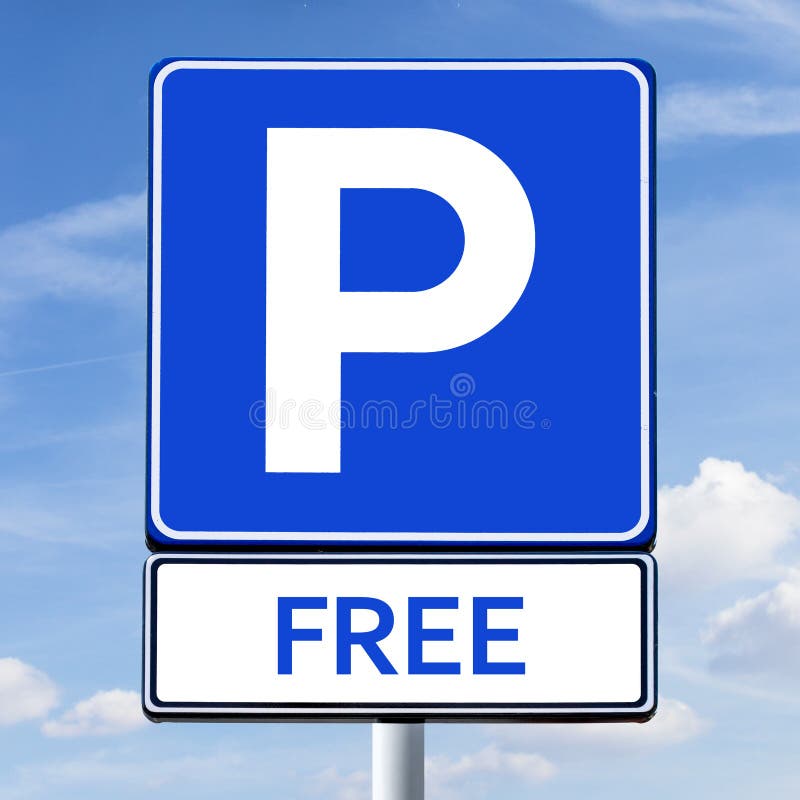 Free parking zone stock image. Image of rule, text, icon 185884527
