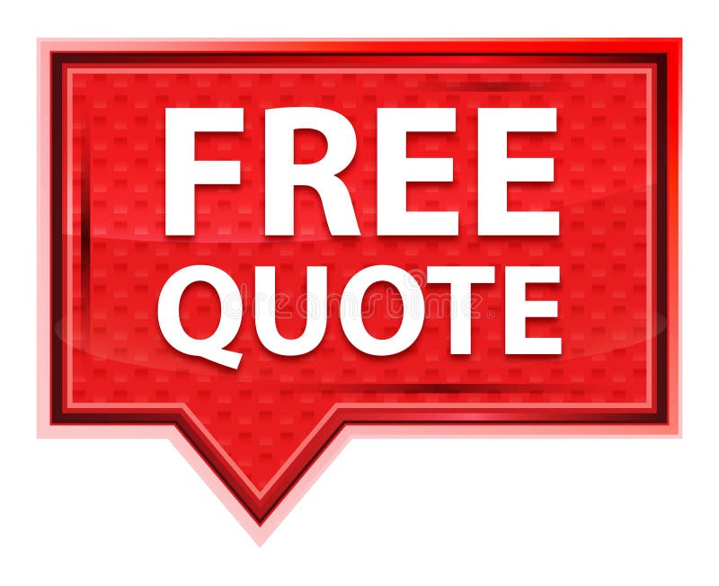 Free Quote misty rose pink banner button stock illustration Free Quote misty rose pink banner button stock illustration