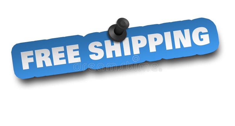 Free Shipping Concept 3d Illustration Isolated Stock Illustration ...