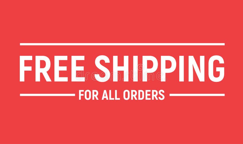 Free Shipping Delivery Offer Banner. Free Shipping Poster Vector Design ...