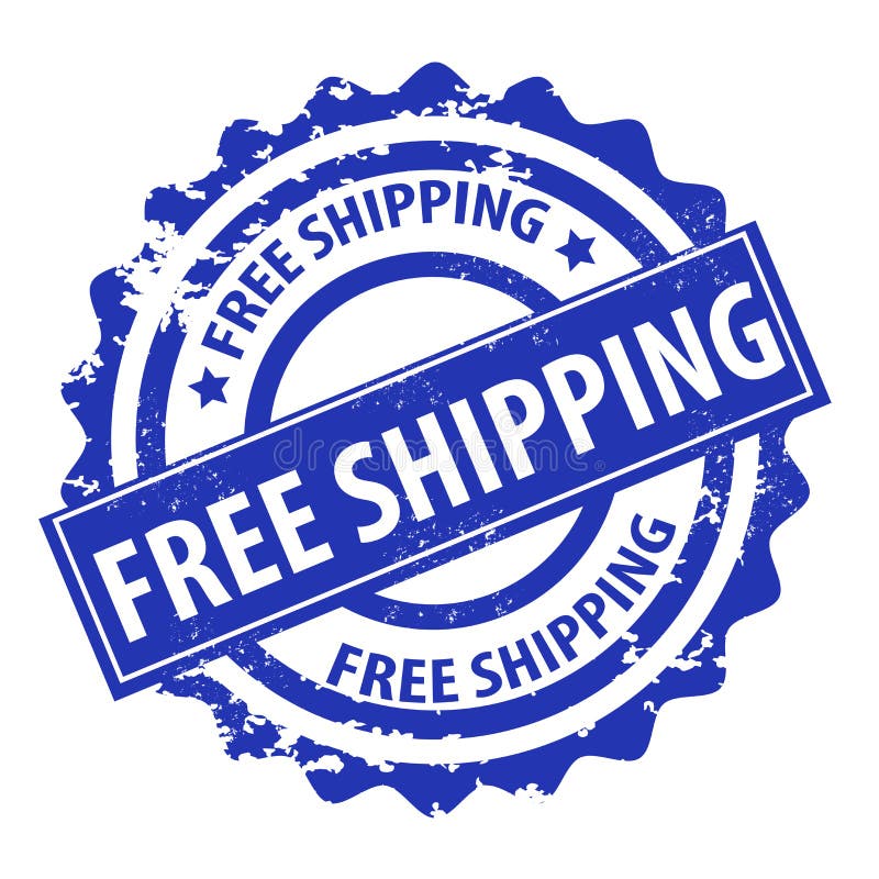 Stamp shipping signs stock vector. Illustration of ship 10077432