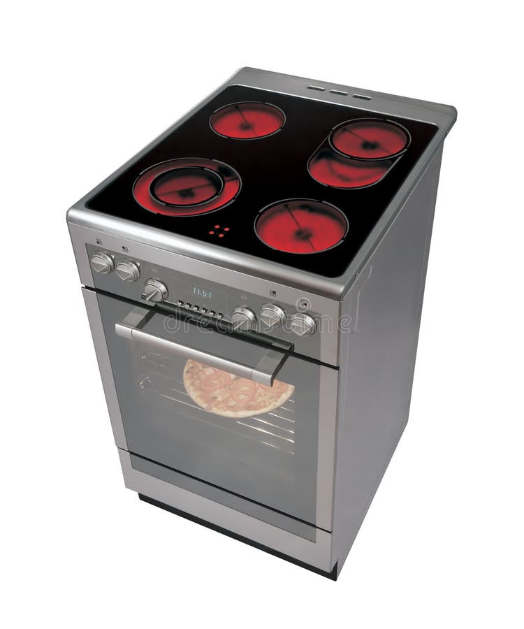 Free standing cooker royalty free stock photography