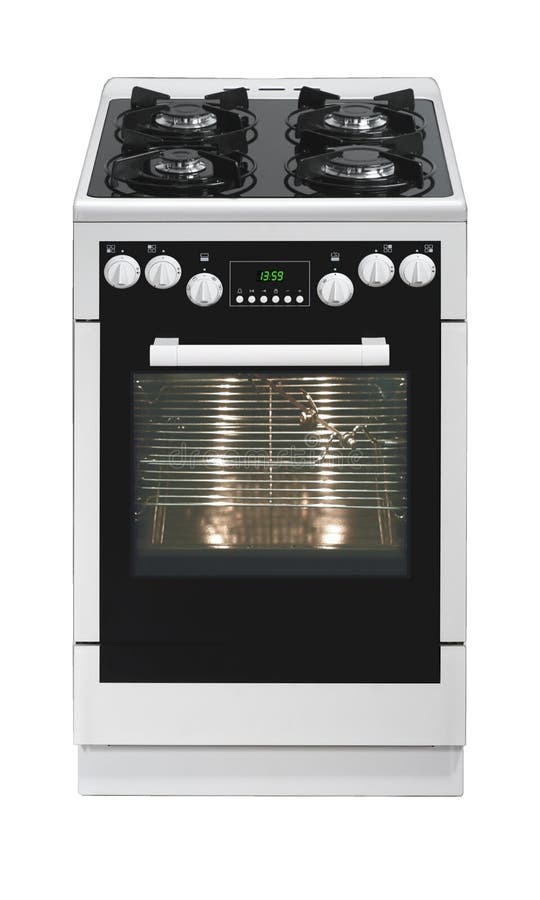 Free standing cooker royalty free stock images