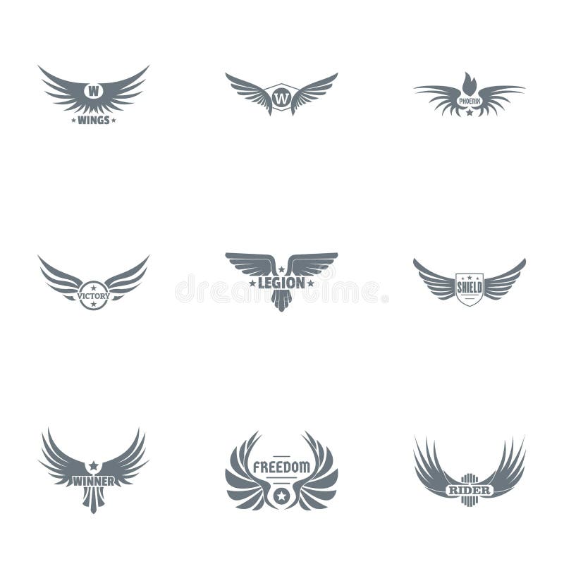 Free Tattoo Logo Set, Simple Style Stock Vector - Illustration of identity,  hope: 119274865