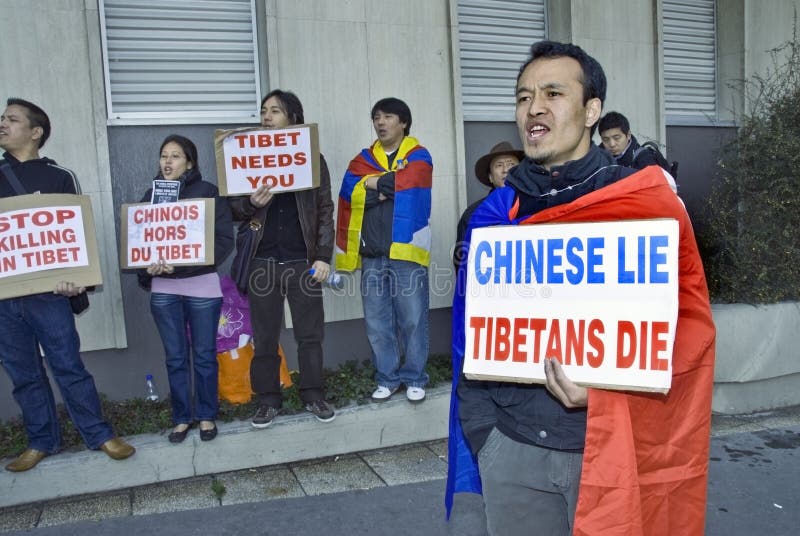 Free Tibet royalty free stock photo Free Tibet royalty free stock photo