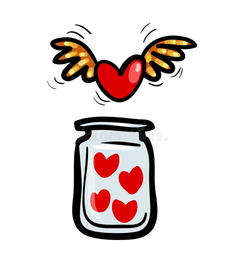 Freedom of Love concept royalty free illustration