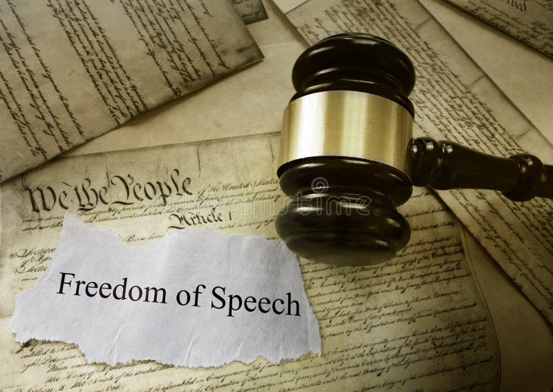 Freedom of Speech message