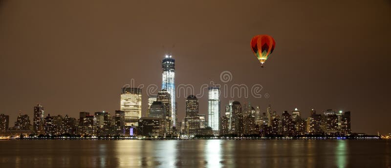 The Freedom Tower under construction