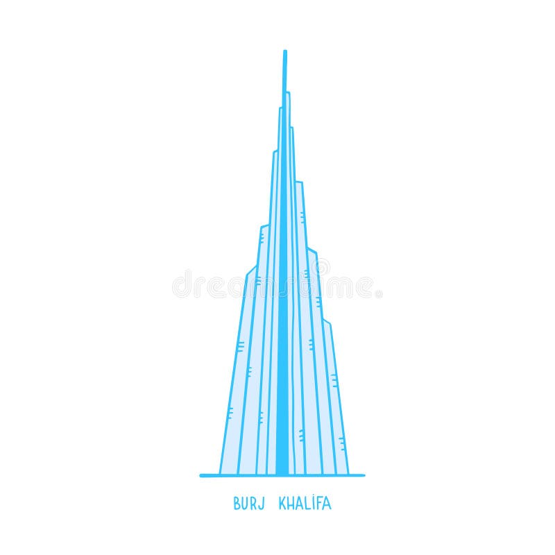 Burj Khalifa Stock Illustrations – 804 Burj Khalifa Stock Illustrations,  Vectors & Clipart - Dreamstime