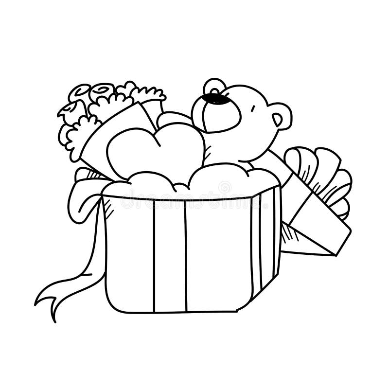 Rose Illustration Hand Drawn Painted Watercolor Stock Vector