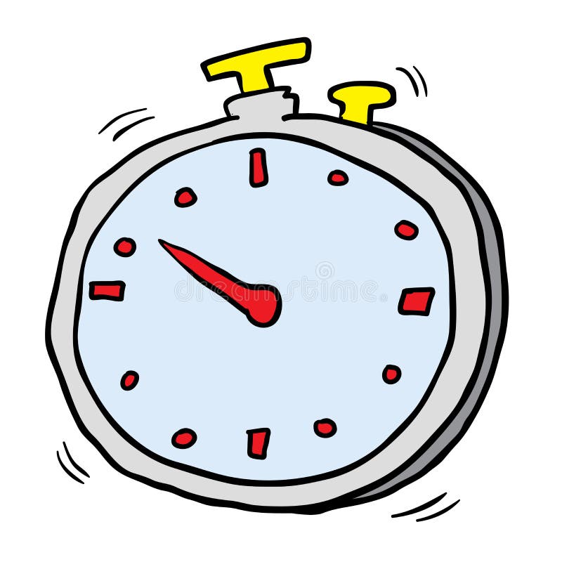 Funny Stopwatch And Football Ball Characters With Smiling Human Faces