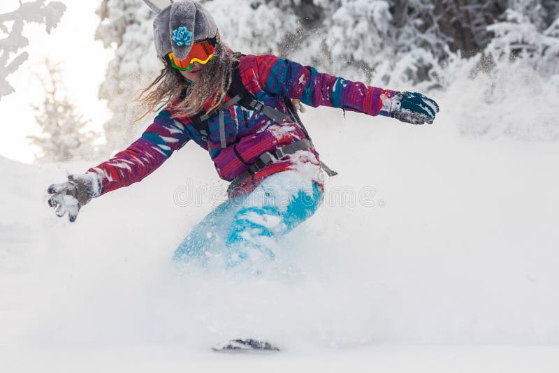  Freeride royalty-vrije stock afbeelding