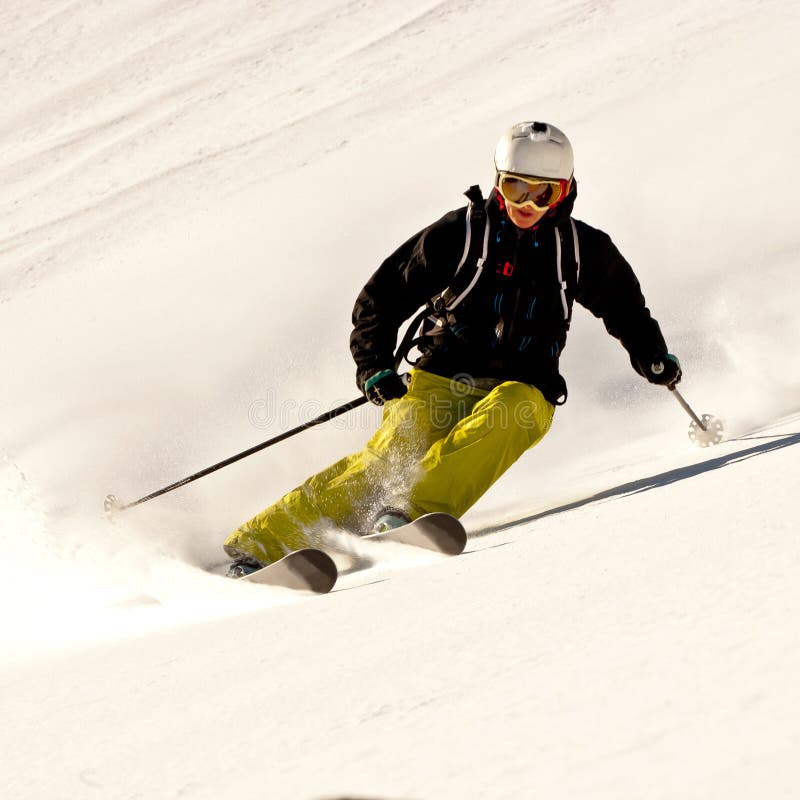 Freeride in Caucasus mountains