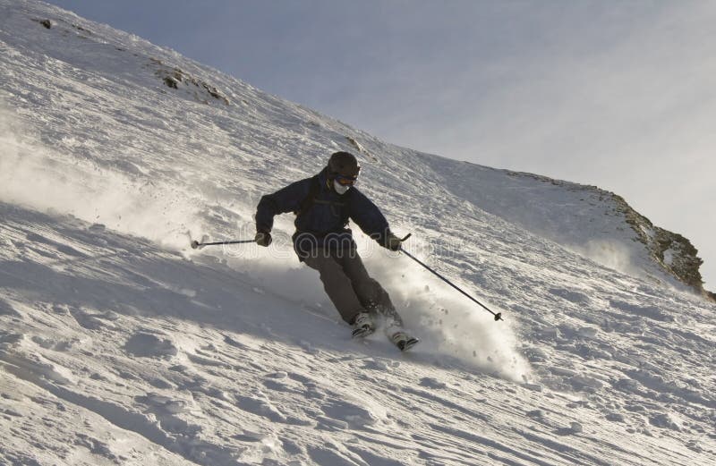 Freeride skier stock photo. Image of tignes, alps, active 29271936