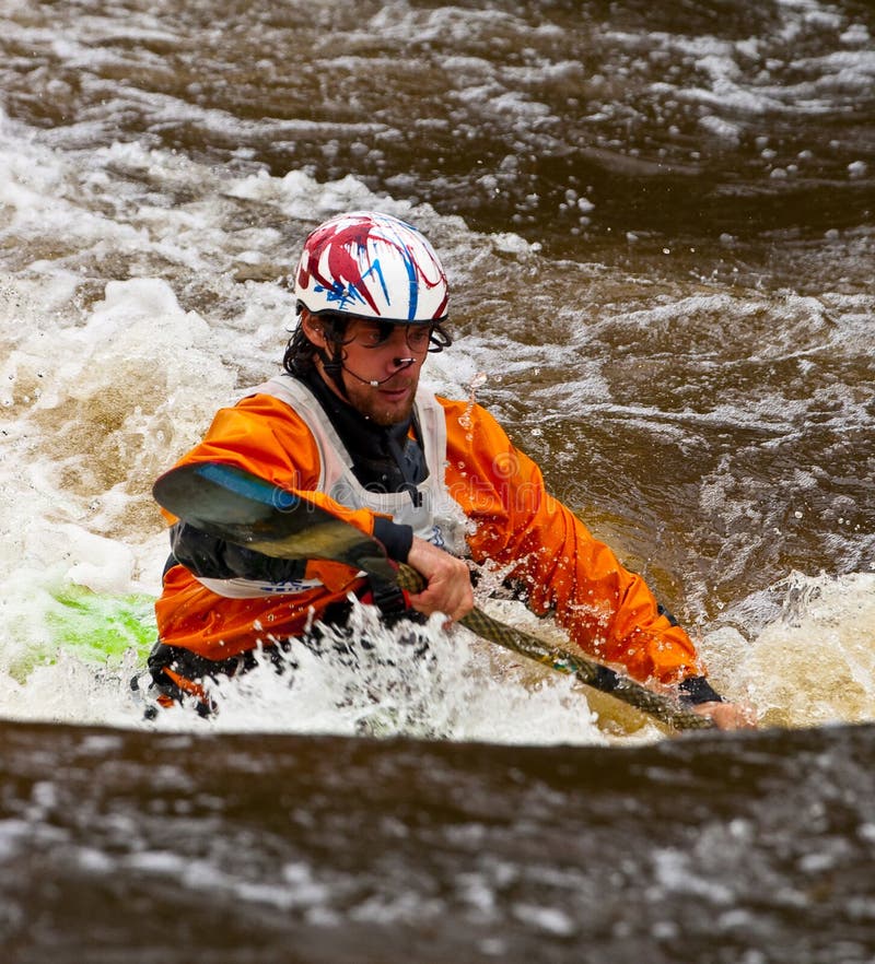 Freestyle on whitewater