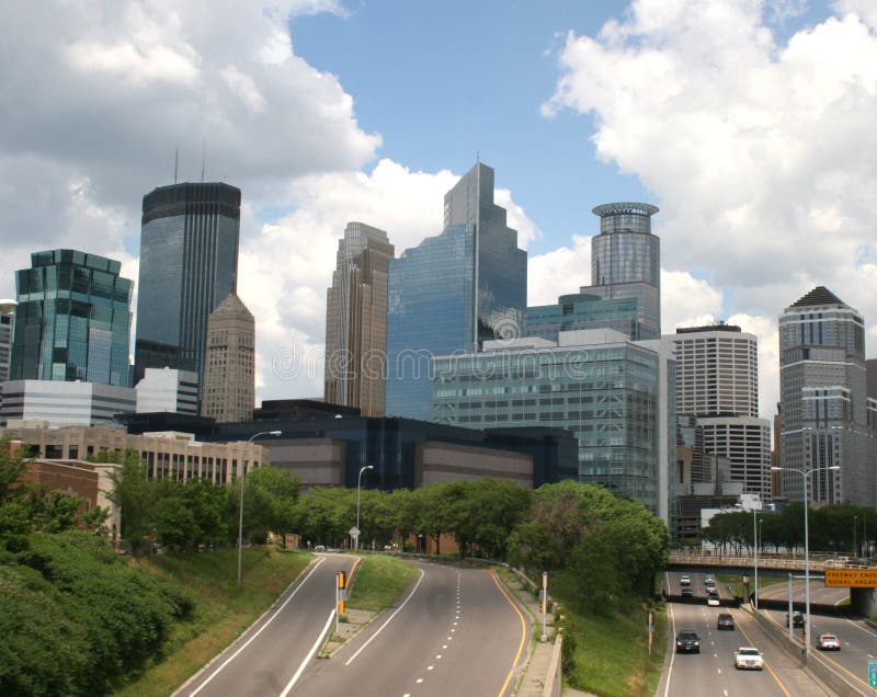 Map of Minneapolis, St. Paul and Minnesota Stock Photo - Alamy