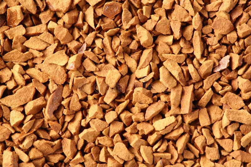 Freeze dried coffee stock photography