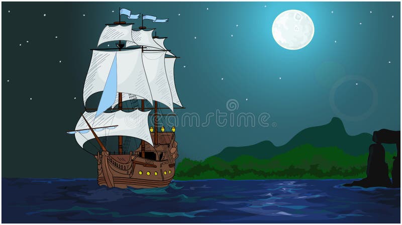 fregata ilustracji fregata ilustracji