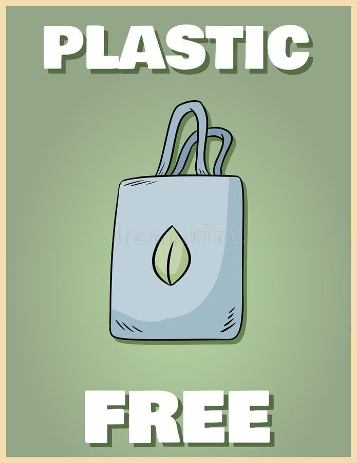 Freies Plastikplakat Holen Sie Ihre eigene Tasche Motivphrase ?kologisches und Nullabfallprodukt E stockfoto Freies Plastikplakat Holen Sie Ihre eigene Tasche Motivphrase ?kologisches und Nullabfallprodukt E stockfoto
