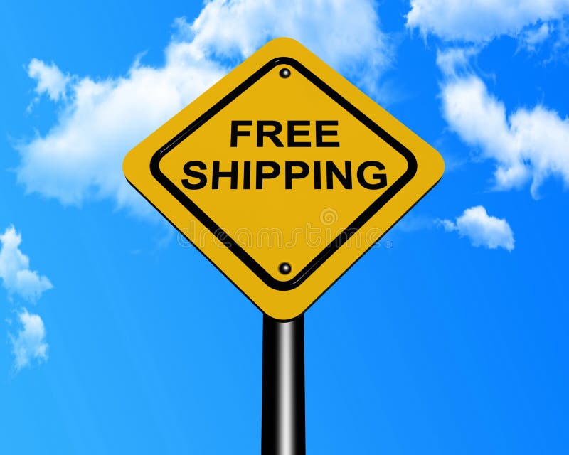 Freies Verschiffenzeichen stockfoto Freies Verschiffenzeichen stockfoto